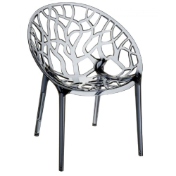 Fauteuil CRYSTAL en polycarbonate