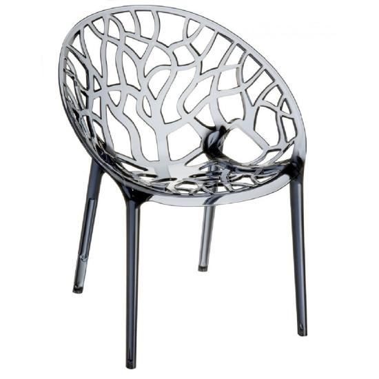 Fauteuil CRYSTAL en polycarbonate