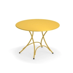 Table ronde Pigalle - en acier - Ø105cm - Gamme Emu