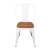 Blanc assise bois clair