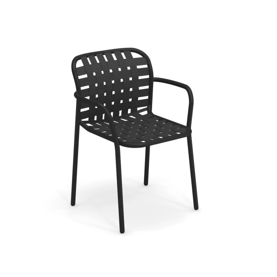 Fauteuil Yard - en aluminium et sangles élastiques - Gamme Emu