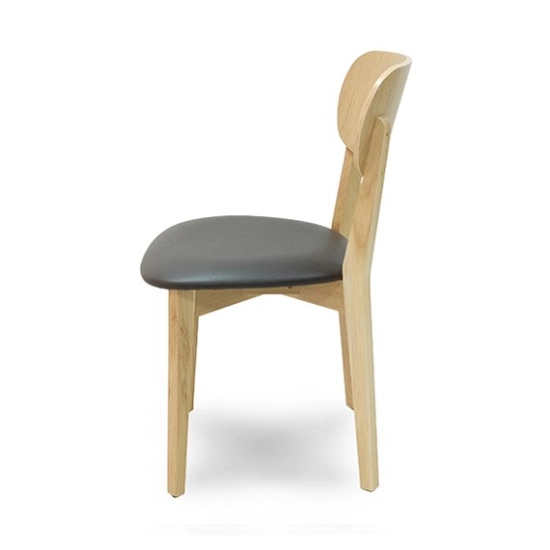 Chaise DULSA - Bois hêtre verni naturel  