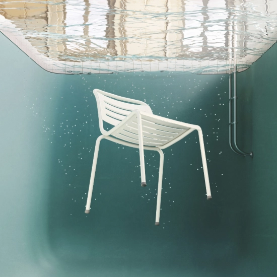 Nouvelle Chaise RE-AL - Colos - en aluminium recyclé