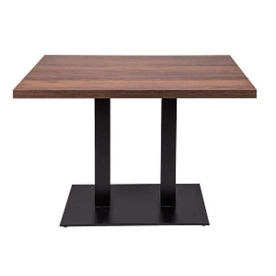 Pied de table Bistrot - en fonte - Double base rectangulaire