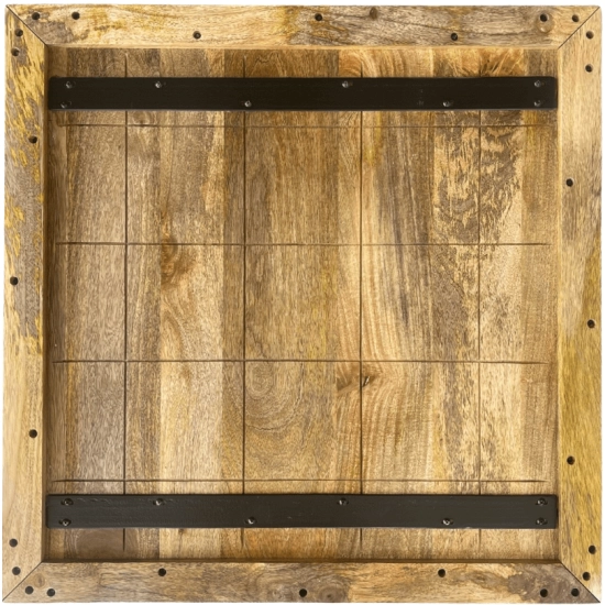 Plateau Bistrot 70x70 cm - en bois de manguier