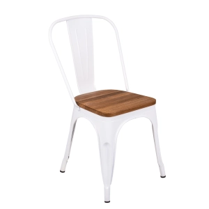 Blanc assise bois clair