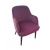 Fauteuil Sofia Aubergine